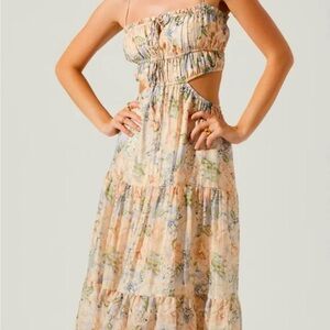 ASTR cutout spring dress